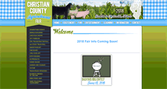 Desktop Screenshot of christiancountyfair.com